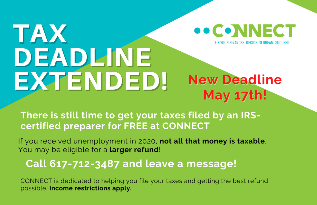 Tax Deadline Extended! / ¡IRS Extiende Fecha Límite! Healthy Chelsea