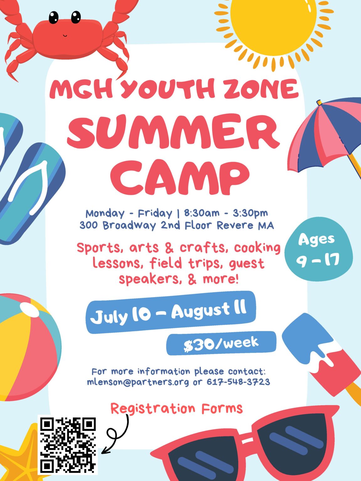 MGH Youth Zone 2023 Summer Camp – Healthy Chelsea